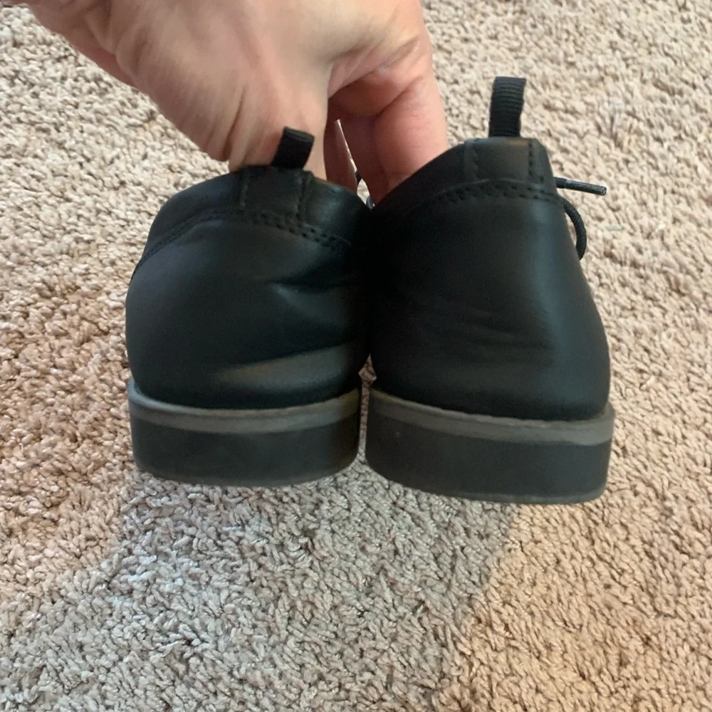 Wonder Nation Classic Dress Shoes Lace Up Black Size 5